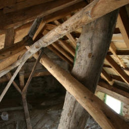 La charpente bois : techniques et savoir-faire du charpentier à Fosses